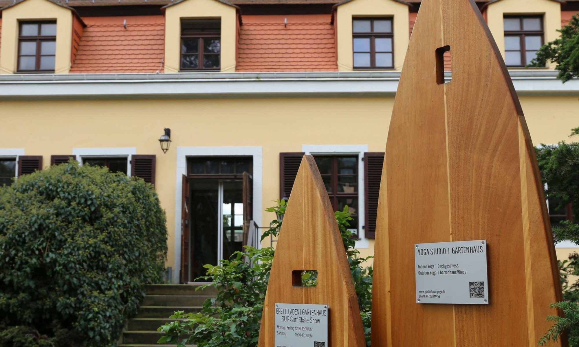 Gartenhaus Eingang